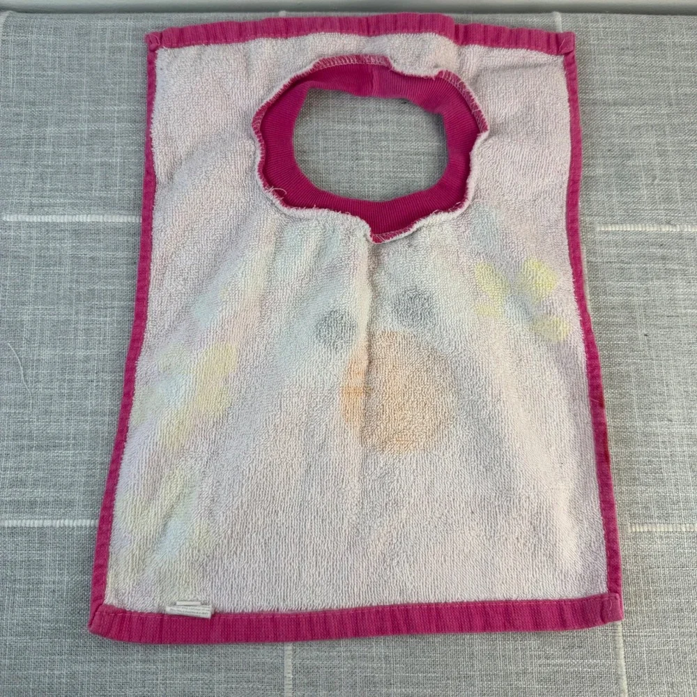 Lot of 2 ELMO Seasame Street Towel Bibs Terrycloth Burp Cloth